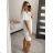 Kurzarm-Sommerkleid für Damen (S / M ONE SIZE) ITALIAN FASHION IMWOP22OP028