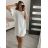 Kurzarm-Sommerkleid für Damen (S / M ONE SIZE) ITALIAN FASHION IMWOP22OP028