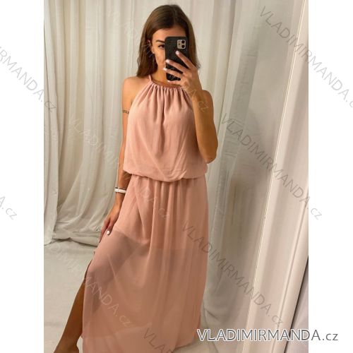 Langes ausgestelltes Damenkleid Carmen Shoulders (S / M ONE SIZE) ITALIAN FASHION IMWA221622