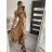 Carmen Sommer Sommer Schulterkleid (UNI S / M) ITALIENISCHE MODE IMM20628 S/M orange