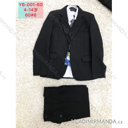 Set Sozialanzug Jacke, Weste, Hose, Hemd, Krawatte Jugend Kinder Jungen (4-14 JAHRE) ACTIVE SPORT ACT22YB-001-60