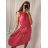 Sommerkleid mit ärmelloser Handtasche Damen (S / M ONE SIZE) ITALIAN FASHION IM422601 S/M schwarz