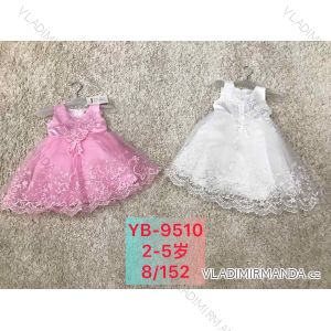 Šaty společenské družičkovské bez rukávu dětské kojenecké dívčí (2-5 LET) ACTIVE SPORT ACT22YB-9511