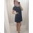 Kurzarmkleid für Damen (Uni L / XL) ITALIAN FASHION IM320003