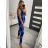 Sommer Tunika Kurzarm und lang gestreiften Rock Frauen (uni xs-m) ITALIENISCHE MODE IM119426