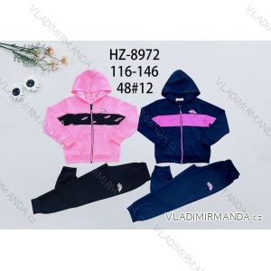 Set aus Kapuzen-Sweatshirt mit Reißverschluss und Jogginghose Kinder Teen Mädchen (116-146) ACTIVE SPORT ACT218P-7473