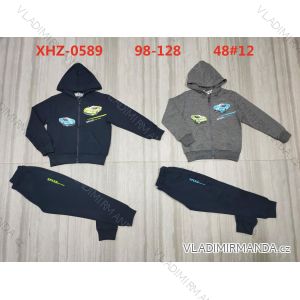 Set aus Kapuzen-Sweatshirt mit Reißverschluss und Jogginghose Kinder Teen Mädchen (116-146) ACTIVE SPORT ACT218P-7473