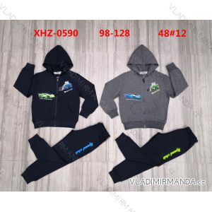 Set aus Kapuzen-Sweatshirt mit Reißverschluss und Jogginghose Kinder Teen Mädchen (116-146) ACTIVE SPORT ACT218P-7473