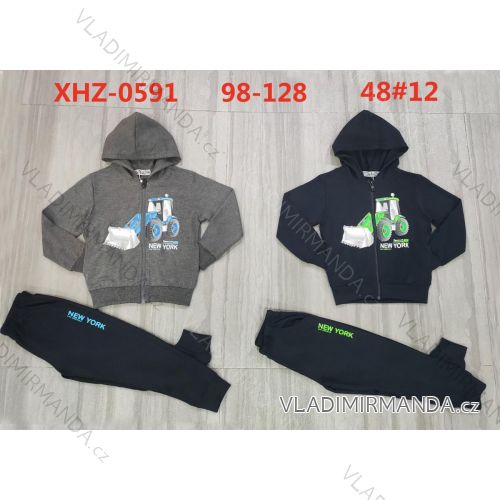 Set aus Kapuzen-Sweatshirt mit Reißverschluss und Jogginghose Kinder Teen Mädchen (116-146) ACTIVE SPORT ACT218P-7473