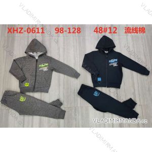 Set aus Kapuzen-Sweatshirt mit Reißverschluss und Jogginghose Kinder Teen Mädchen (116-146) ACTIVE SPORT ACT218P-7473