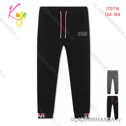 Lange Jogginghose für Mädchen (134-164) KUGO JT0716