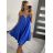 Sommerkleid mit Trägern Damen (S / M ONE SIZE) ITALIAN FASHION IMM211288 S/M königsblau