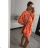 Sommer Kurzarm Sommerkleid (S / M ONE SIZE) ITALIENISCHE MODE IMWY21019