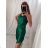 Langes Satin Trägerloses Kleid Kleid Damenlänge (S / M ONE SIZE) ITALIAN FASHION IMWG217277