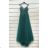 Langes Partykleid für Damen mit Trägern (S/M ONE SIZE) ITALIAN FASHION IMPSH2460030 rosa Lachs S/M