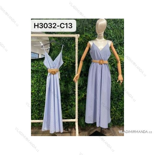 Šaty letní na ramínka dámské (S/M ONE SIZE) ITALSKÁ MÓDA IMPBB22B21841