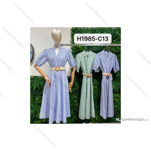 Šaty letní na ramínka dámské (S/M ONE SIZE) ITALSKÁ MÓDA IMPBB22B21841