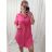 Kleid Oversize Kurzarm Damen (4XL/5XL ONE SIZE) ITALSKÁ MÓDA IM422026