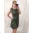 Sommerkleid mit ärmelloser Handtasche Damen (S / M ONE SIZE) ITALIAN FASHION IM422601