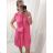 Sommerkleid mit ärmelloser Handtasche Damen (S / M ONE SIZE) ITALIAN FASHION IM422601