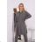 Sweatshirt-Set mit langer Seite, Graphit