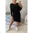 Himbeerfarbenes Oversize-Kleid