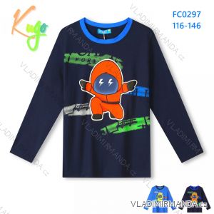 Sweater T-Shirt 3D Illustration Langarm Kinder Teen Boys (116-146) KUGO S3139