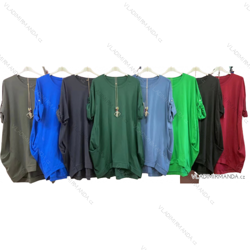 Damen Warmes Langarmkleid (L / XL ONE SIZE) ITALIAN FASHION IM421MIA