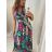 Eiskaltes ärmelloses langes Sommerkleid für Damen (S/M/L ONE SIZE) ITALIAN FASHION IMM22974