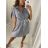 Kleid Oversize Kurzarm Damen (4XL/5XL ONE SIZE) ITALSKÁ MÓDA IM422026