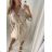 Übergroßes Damen-Langarmshirt aus Baumwolle (S / M ONE SIZE) ITALIAN FASHION IMWM221600