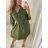 Übergroßes Damen-Langarmshirt aus Baumwolle (S / M ONE SIZE) ITALIAN FASHION IMWM221600