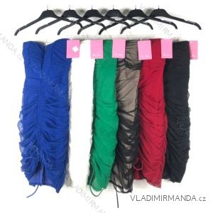 Šaty letní na ramínka dámské (S/M ONE SIZE) ITALSKÁ MÓDA IMPBB22B21841