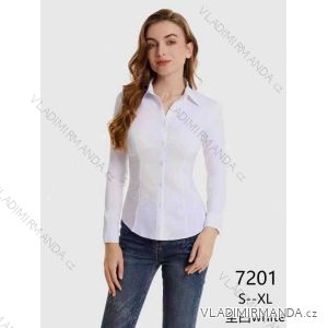 Košile klasik dlouhý rukáv dámská (S-XL) ITALSKÁ MÓDA IMM227201