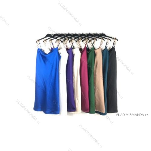 Šaty letní na ramínka dámské (S/M ONE SIZE) ITALSKÁ MÓDA IMPBB22B21841