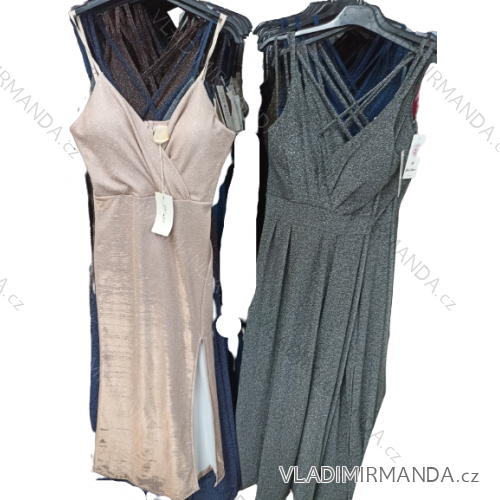 Elegantes Damen-Partykleid mit langen Ärmeln (S/M ONE SIZE) ITALIAN FASHION IM322282