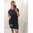 Kleid Oversize Kurzarm Damen (4XL/5XL ONE SIZE) ITALSKÁ MÓDA IM422026
