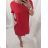 Kurzarmkleid für Damen (Uni L / XL) ITALIAN FASHION IM320003