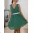 Šaty elegantní bez rukávů dámské (S/M ONE SIZE) ITALSKÁ MÓDA IMM22917 schwarz S/M