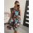 Elegantes kurzärmeliges Damenkleid (uni s-m) ITALIAN FASHION IMM225969