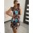 Elegantes kurzärmeliges Damenkleid (uni s-m) ITALIAN FASHION IMM225969