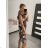 Elegantes kurzärmeliges Damenkleid (uni s-m) ITALIAN FASHION IMM225969