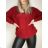 Damen-Langarmpullover (uni s / m) ITALIAN FASHION TM922STAR braun M / L