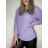 Damen-Langarmpullover (uni s / m) ITALIAN FASHION TM922STAR braun M / L