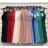 Trägerloses Partykleid für Damen (S/M EINHEITSGRÖSSE) ITALIAN FASHION IMPSH2480536 rosa S/M