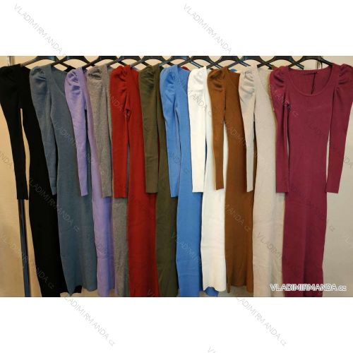 Langärmeliges Damenkleid (S/M ONE SIZE) ITALIAN FASHION IMPMM22903400085