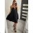 Sommerkleid mit Trägern Damen (S / M ONE SIZE) ITALIAN FASHION IMM211288 S/M königsblau