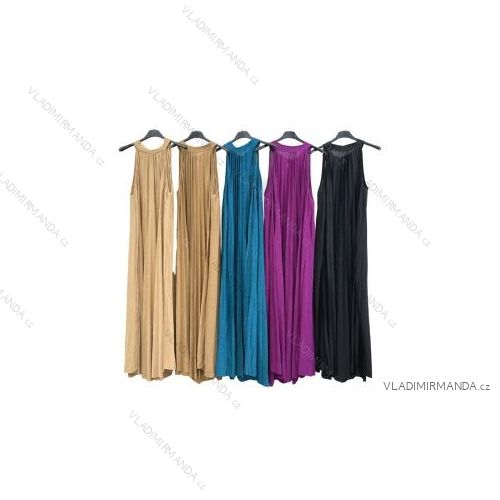 Langes, ärmelloses Sommerkleid für Frauen (Einheitsgröße S/M) ITALIAN FASHION IMPLM22OMBRE