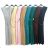 Langes, ärmelloses Sommerkleid für Frauen (Einheitsgröße S/M) ITALIAN FASHION IMPLM22OMBRE