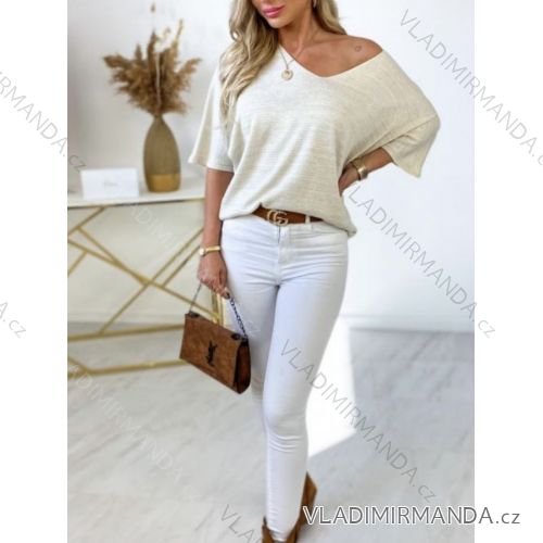 Damen-Langarmpullover (S / M ONE SIZE) ITALIAN FASHION IMWD22361